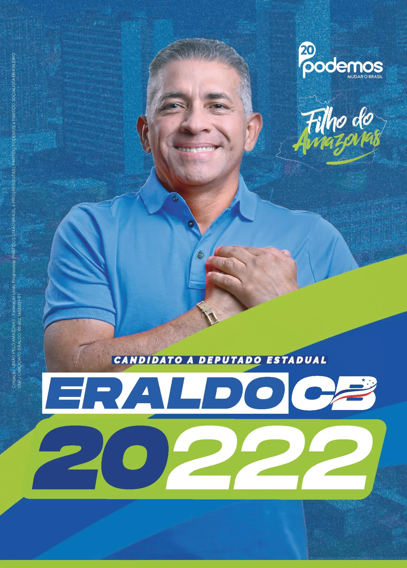 Santinho digital de Eraldo CB 20222